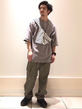 「2021春新作」｜松本幸弦さん（メンズ・162cm）の春コーディネート