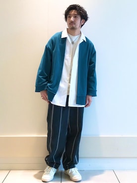 「2021春新作」｜松本幸弦さん（メンズ・162cm）の春コーディネート