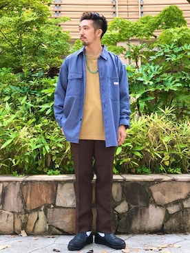 「SMITH'S別注」｜松本幸弦さん（メンズ・162cm）の秋コーディネート