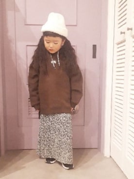 かーちんさん（キッズ・100cm）の冬コーディネート