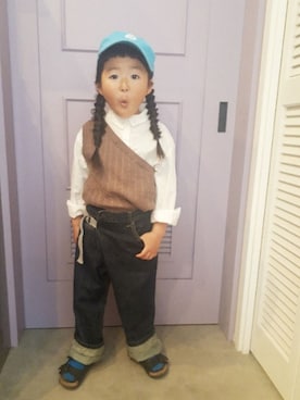 かーちんさん(キッズ・100cm)の冬コーディネート