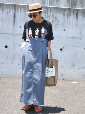 かーちんさん（レディース・156cm）の夏コーディネート