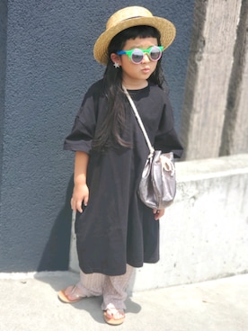 かーちんさん(キッズ・100cm)の夏コーディネート