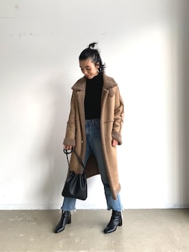 赤羽さん（レディース・163cm）の冬コーディネート