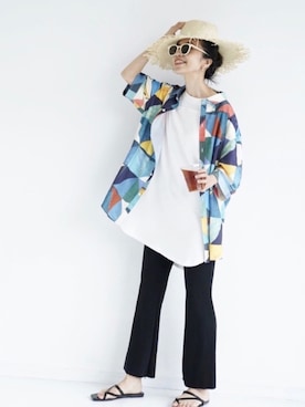 赤羽さん(レディース・163cm)の夏コーディネート