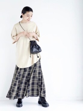 赤羽さん(レディース・163cm)の夏コーディネート