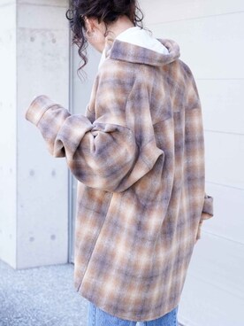 「ハイネックトップス」｜赤羽さん（レディース・163cm）の秋コーディネート