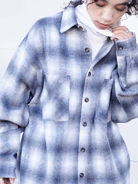 「ハイネックトップス」｜赤羽さん（レディース・163cm）の秋コーディネート