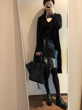 「darkwear」｜Ins@Junlaylaさん（レディース・165cm）の春コーディネート