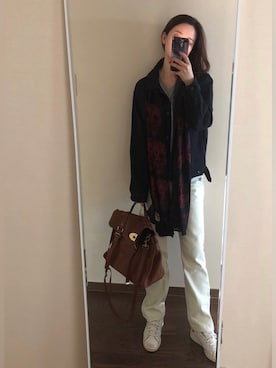 「pants」｜「アイテム（その他）」を使った、Ins@Junlaylaさん（レディース・165cm）の秋コーディネート