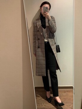 「BCBG（ビーシービージー）のアイテム」を使った、Ins@Junlaylaさん（レディース・165cm）の秋コーディネート