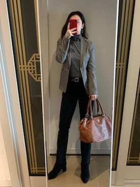 「SODAのアイテム」を使った、Ins@Junlaylaさん（レディース・165cm）の春コーディネート