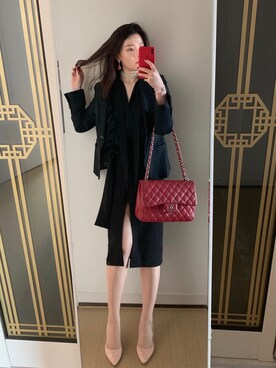 「SODAのアイテム」を使った、Ins@Junlaylaさん（レディース・165cm）の春コーディネート