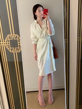 「MIXXO（ミッソ）のアイテム（ワンピース/ドレス）」を使った、Ins@Junlaylaさん（レディース・165cm）の春コーディネート