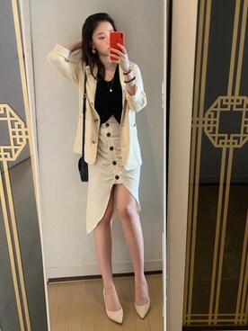 「List（リスト）のアイテム」を使った、Ins@Junlaylaさん（レディース・165cm）の夏コーディネート