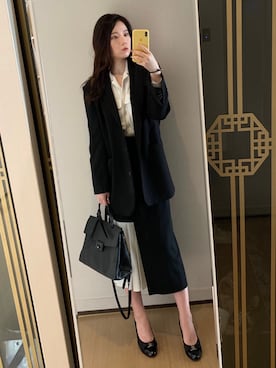 「SOUP（スープ）のアイテム」を使った、Ins@Junlaylaさん（レディース・165cm）の秋コーディネート