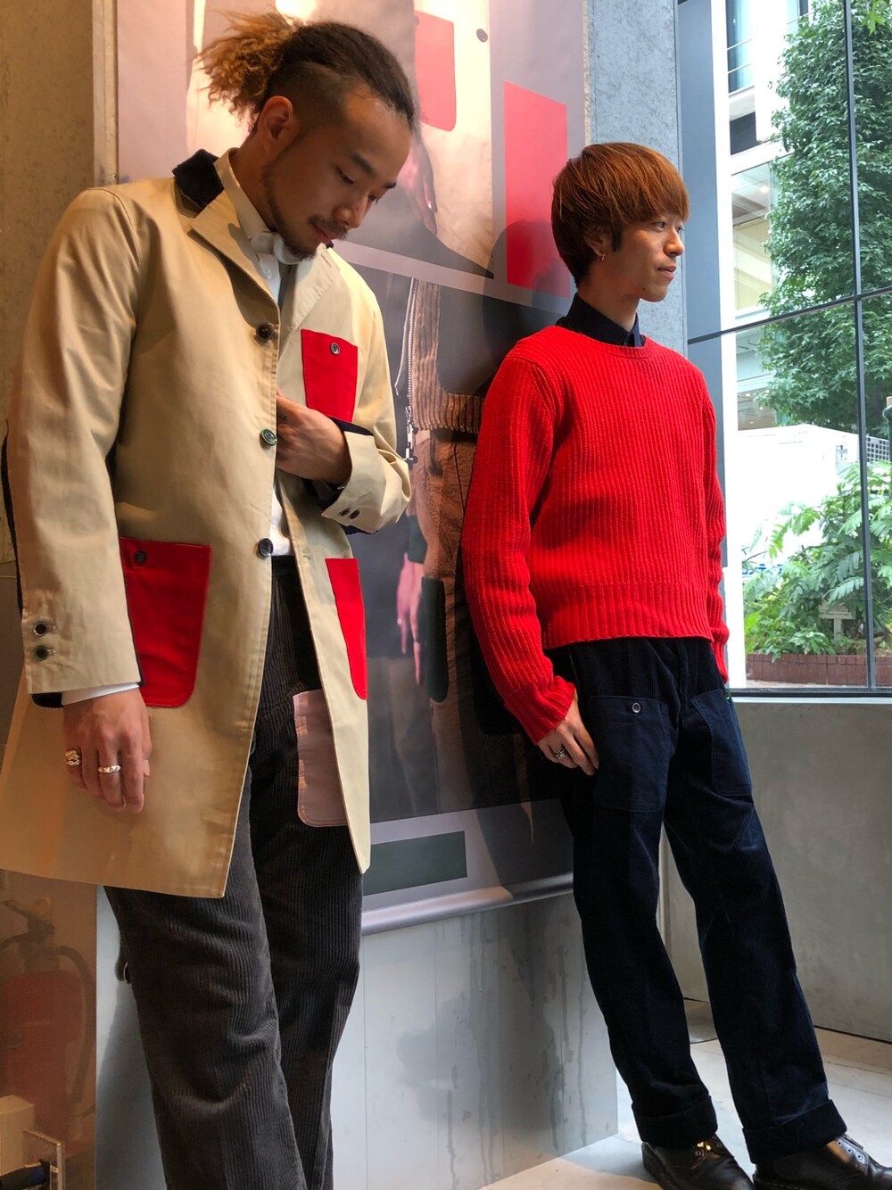KOE × トムブラウン コラボ　ダック柄　ステンカラーコート　ベージュ　S koe×THOM BROWNE（コエトムブラウン）の「[KOE×THOM BROWNE]MENS