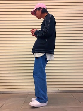 「ユナイテッドアローズ」｜「アイテム（ブルゾン）」を使った、Akira Sakaguchi さん（メンズ・167cm）の冬コーディネート