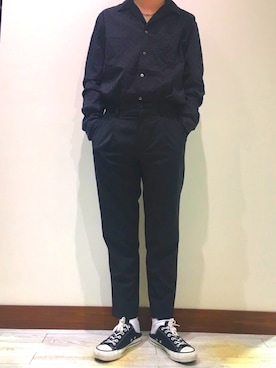 Akira Sakaguchi さん(メンズ・167cm)の春コーディネート