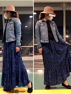 「ZARAワンピース」｜えみさん（レディース・155cm）の春コーディネート