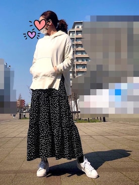 「ZARAワンピース」｜えみさん（レディース・155cm）の春コーディネート