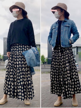 えみさん（レディース・155cm）の春コーディネート