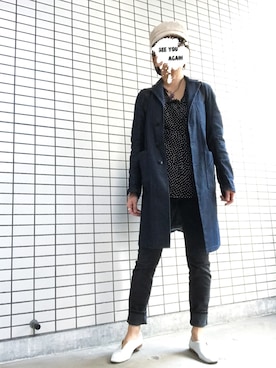 「Scye（サイ）のアイテム（ジャケット/アウター）」を使った、8aaaaayanさん（レディース・157cm）の春コーディネート