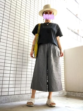 「IENA（イエナ）のアイテム（ハット）」を使った、8aaaaayanさん（レディース・157cm）の夏コーディネート