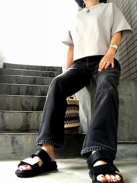 「re/done」｜8aaaaayanさん（レディース・157cm）の夏コーディネート
