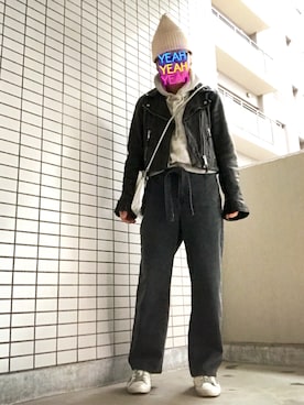 「ISABEL MARANT（イザベルマラン）のアイテム（ジャケット/アウター）」を使った、8aaaaayanさん（レディース・157cm）の秋コーディネート