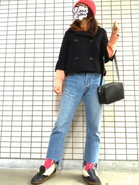 「FLORENT（フローレント）のアイテム（ジャケット/アウター）」を使った、8aaaaayanさん（レディース・157cm）の秋コーディネート