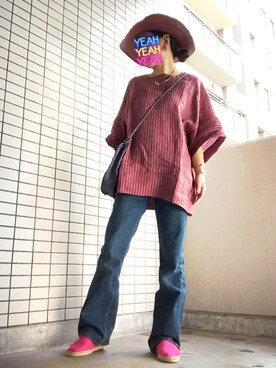 「charrita（チャリータ）のアイテム」を使った、8aaaaayanさん（レディース・157cm）の春コーディネート