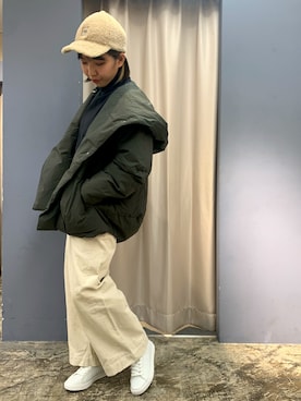 「AMERICAN HOLIC（アメリカンホリック）のアイテム（その他アウター）」を使った、YUKIさん（レディース・162cm）の冬コーディネート