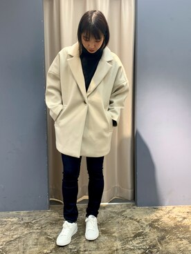 「AMERICAN HOLIC（アメリカンホリック）のアイテム（その他アウター）」を使った、YUKIさん（レディース・162cm）の冬コーディネート