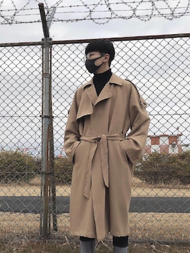「平成最後のWEARISTAセンバツ」｜「アイテム（トレンチコート）」を使った、naさん（メンズ・177cm）の春コーディネート
