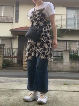 「ミニワンピ」｜みそさん（レディース・156cm）の夏コーディネート