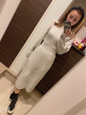 ニットタイトボレロセットワンピースを使った人気ファッション ...