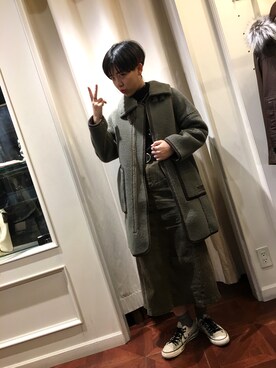 増田彩華さん(レディース・164cm)の秋コーディネート