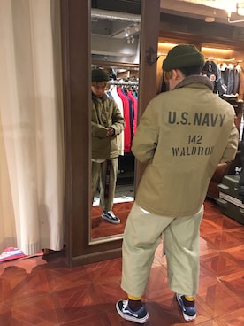 「made in japan」｜増田彩華さん（レディース・164cm）の冬コーディネート