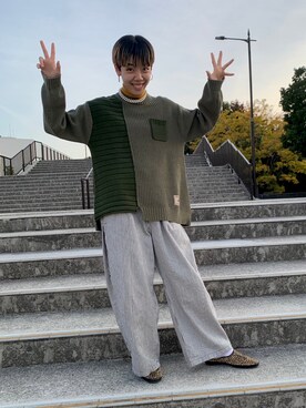 増田彩華さん（レディース・164cm）の秋コーディネート