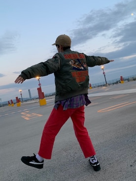 増田彩華さん（レディース・164cm）の秋コーディネート