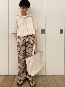 増田彩華さん(レディース・164cm)の春コーディネート