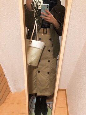 モッズコートを使った 通勤コーデ のレディース人気ファッションコーディネート Wear