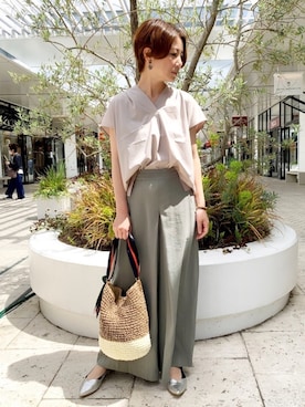 Takemotoさん(レディース・155cm)の春コーディネート