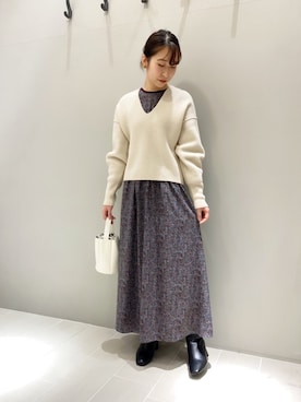 reikaさん（レディース・160cm）の冬コーディネート