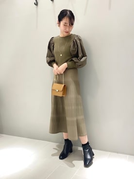 reikaさん（レディース・160cm）の冬コーディネート