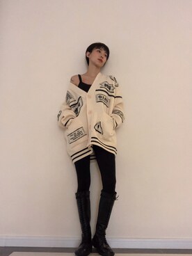 「autumn look」｜「アイテム（ブーツ）」を使った、Merle _Wさん（レディース・163cm）の秋コーディネート