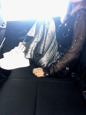 「FOREVER 21（フォーエバー トゥエンティーワン）のアイテム（リング）」を使った、KaAnaさん（レディース・142cm）の冬コーディネート