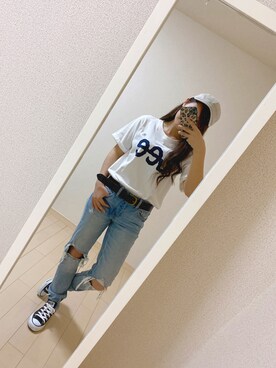 ねむるくん☺︎さん（レディース・153cm）の春コーディネート