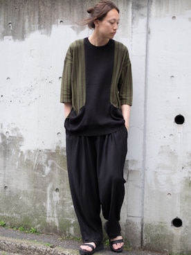 「glamb（グラム）のアイテム（サンダル）」を使った、maruさん（メンズ・186cm）の春コーディネート